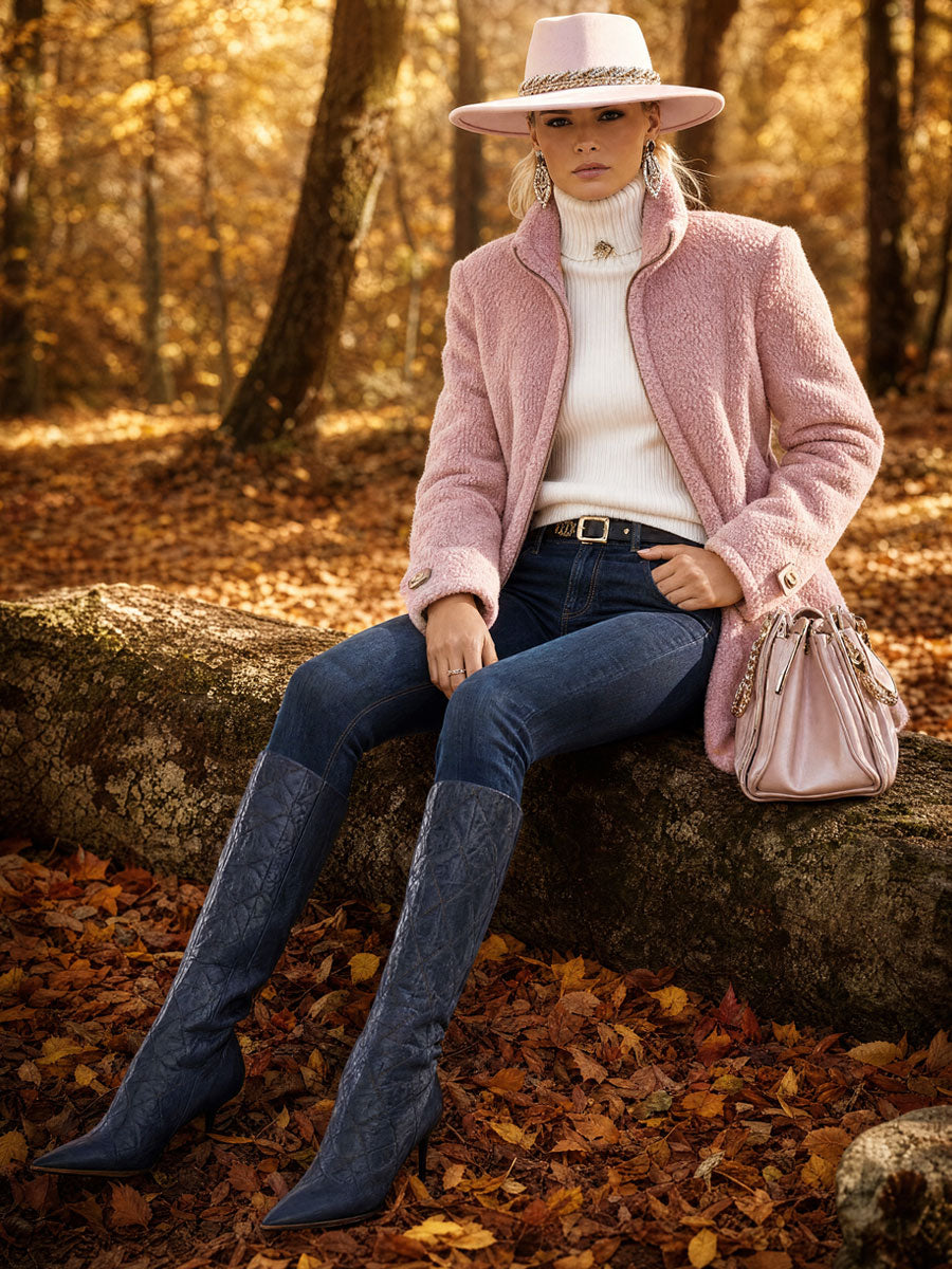Odette – Plush Fleece Zip-Up Jacket