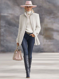 Odette – Plush Fleece Zip-Up Jacket