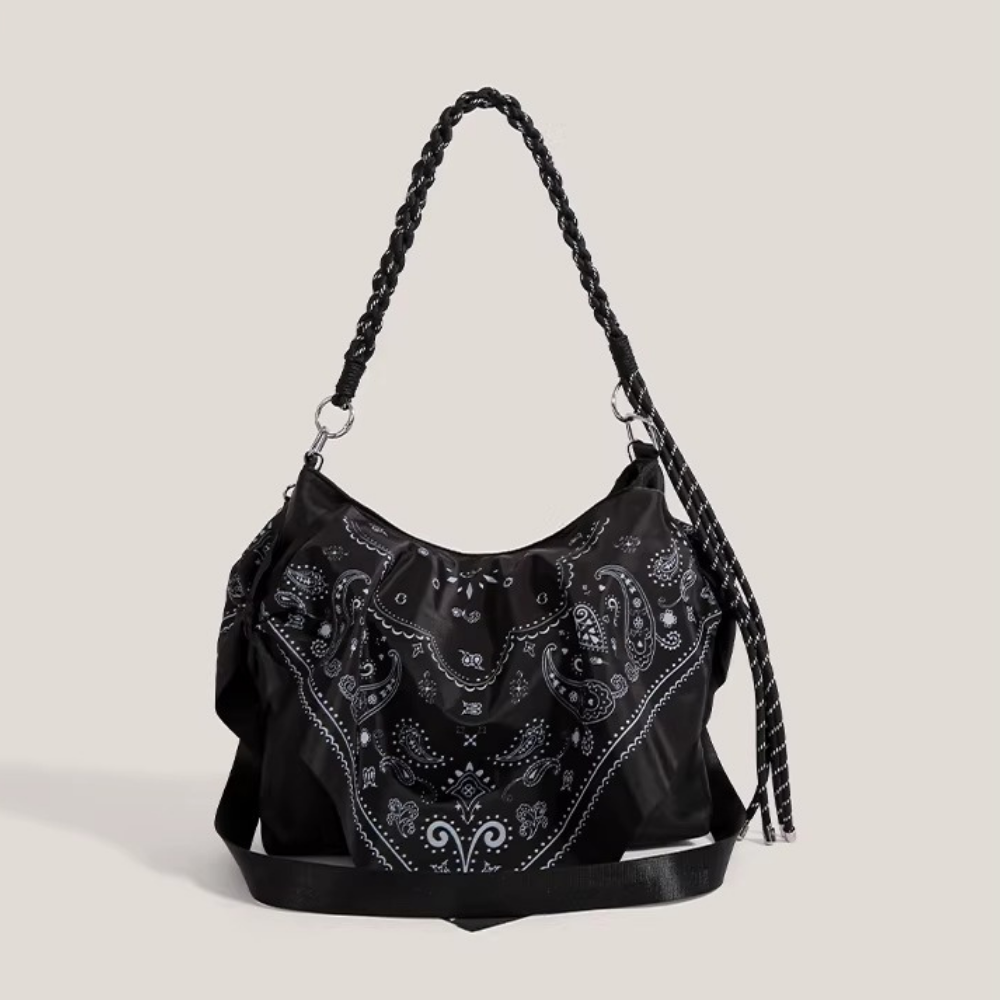 Bonnie Bandana Print Shoulder Bag — Sernelle — view 5