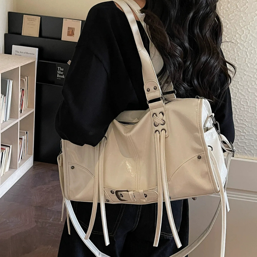 Helena Glossy Handbag — Sernelle — view 6