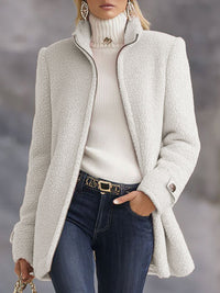 Odette – Plush Fleece Zip-Up Jacket