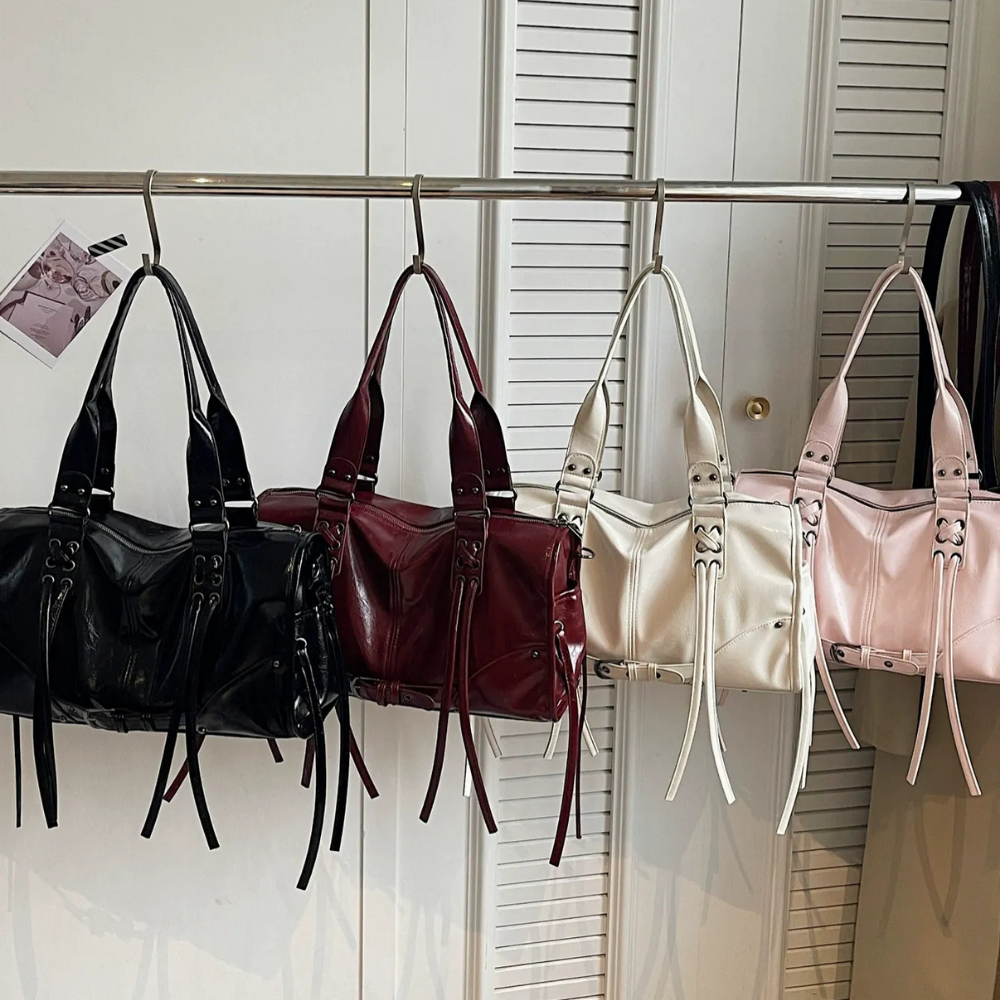 Helena Glossy Handbag — Sernelle — view 11