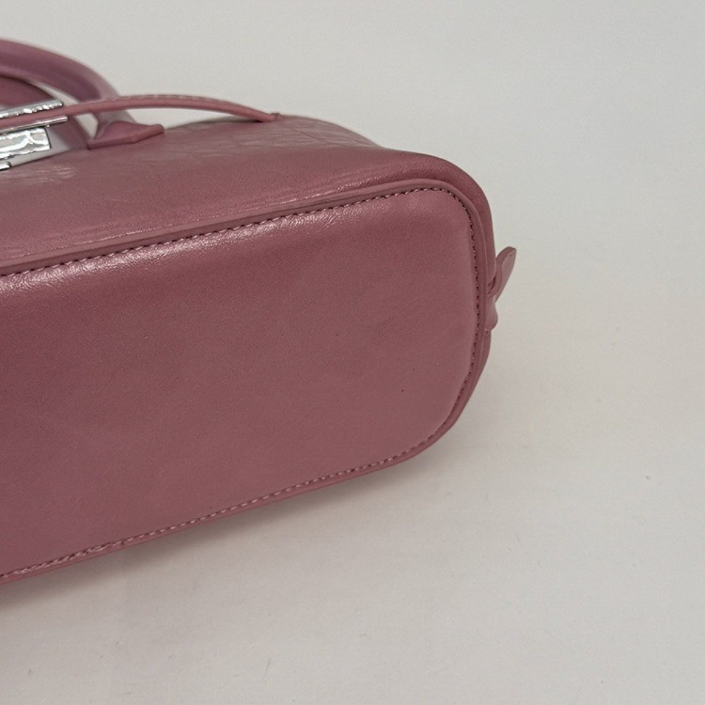 Leonie Lock Detail Mini Handbag — Sernelle — view 27