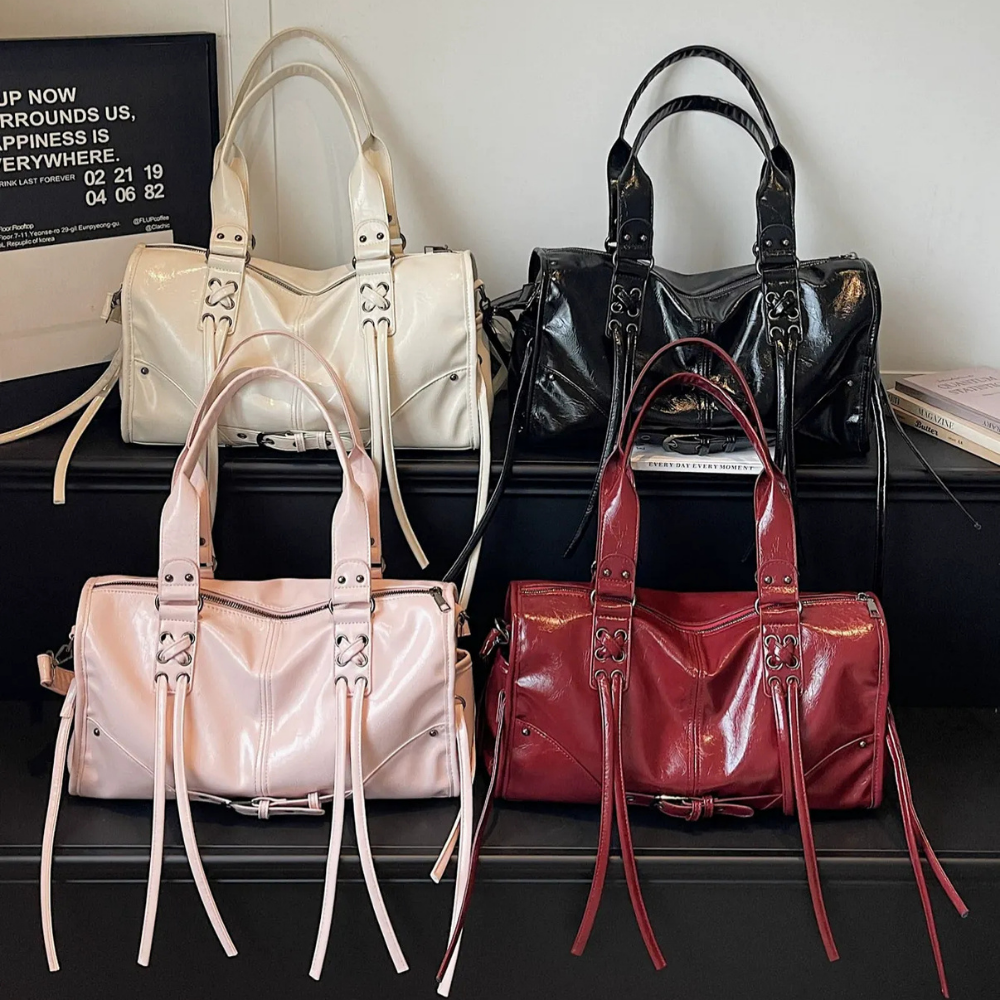 Helena Glossy Handbag — Sernelle — view 10