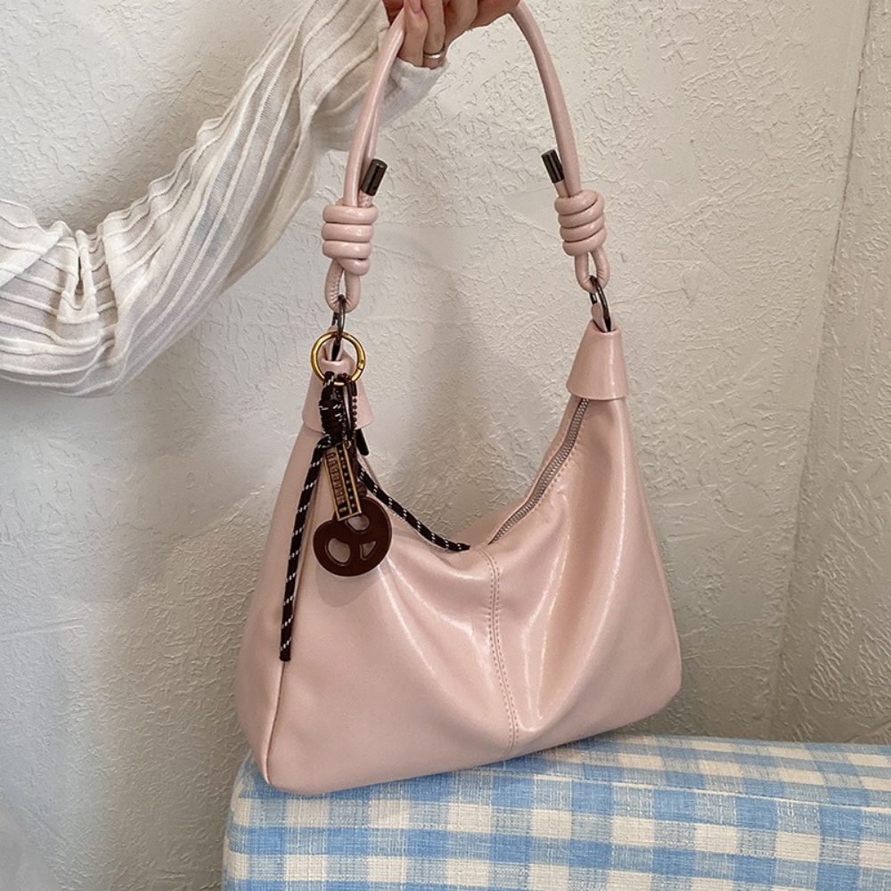 Nerine Glossy Hobo Bag — Sernelle — view 29