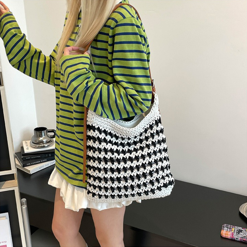 Emeline Woven Shoulder Bag — Sernelle — view 22