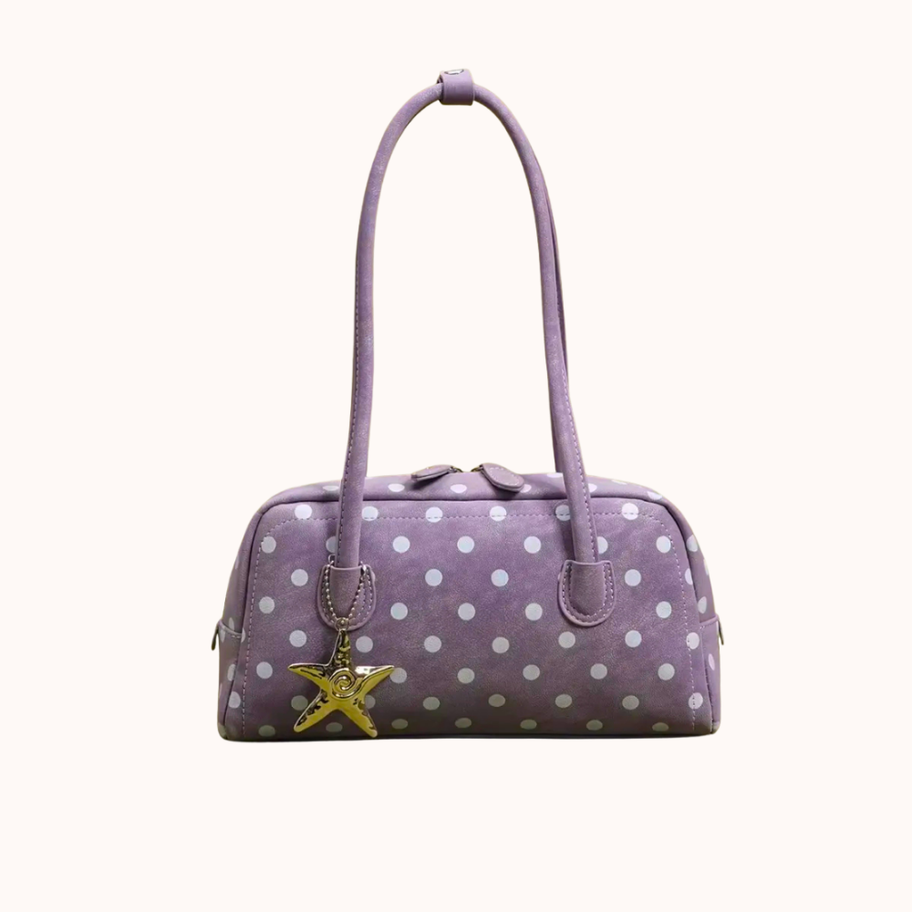 Georgia Polka Dot Barrel Bag — Sernelle — view 2