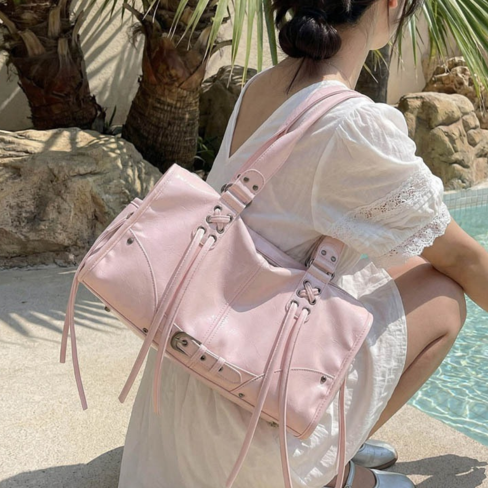 Helena Glossy Handbag — Sernelle — view 14