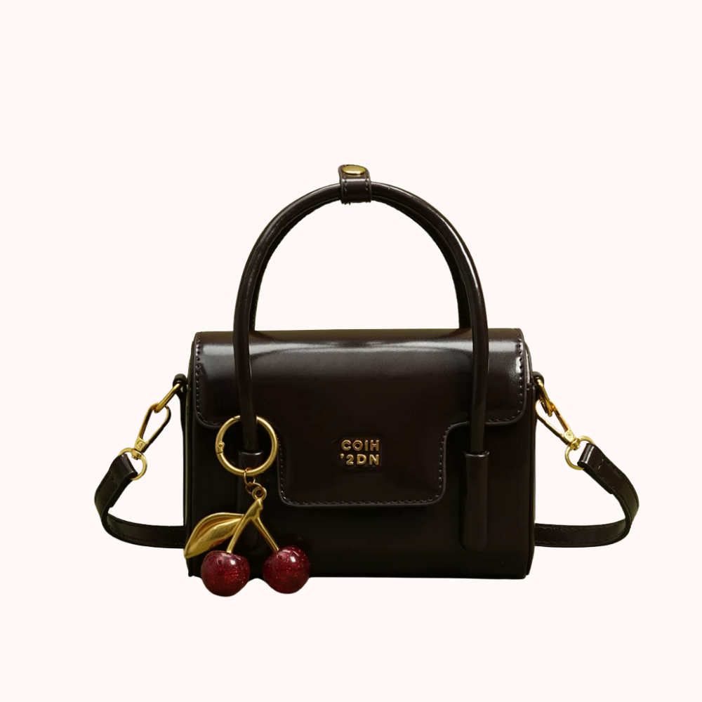 Aubrey Cherry Charm Mini Handbag — Sernelle — view 3