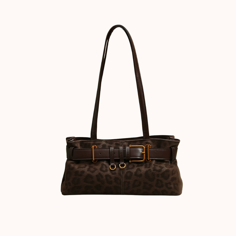 Ivy Suede-Look Shoulder Bag — Sernelle