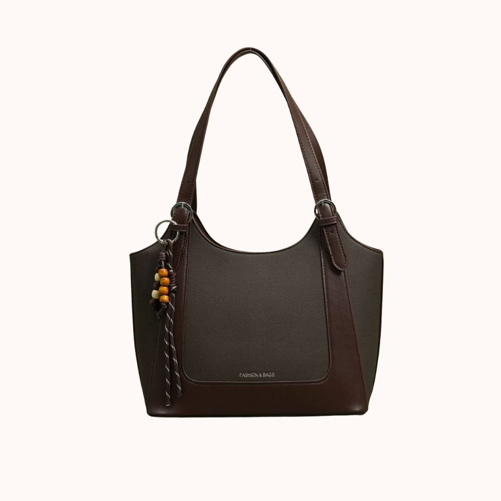 Beatrix Two-Tone Tote Bag — Sernelle — view 4