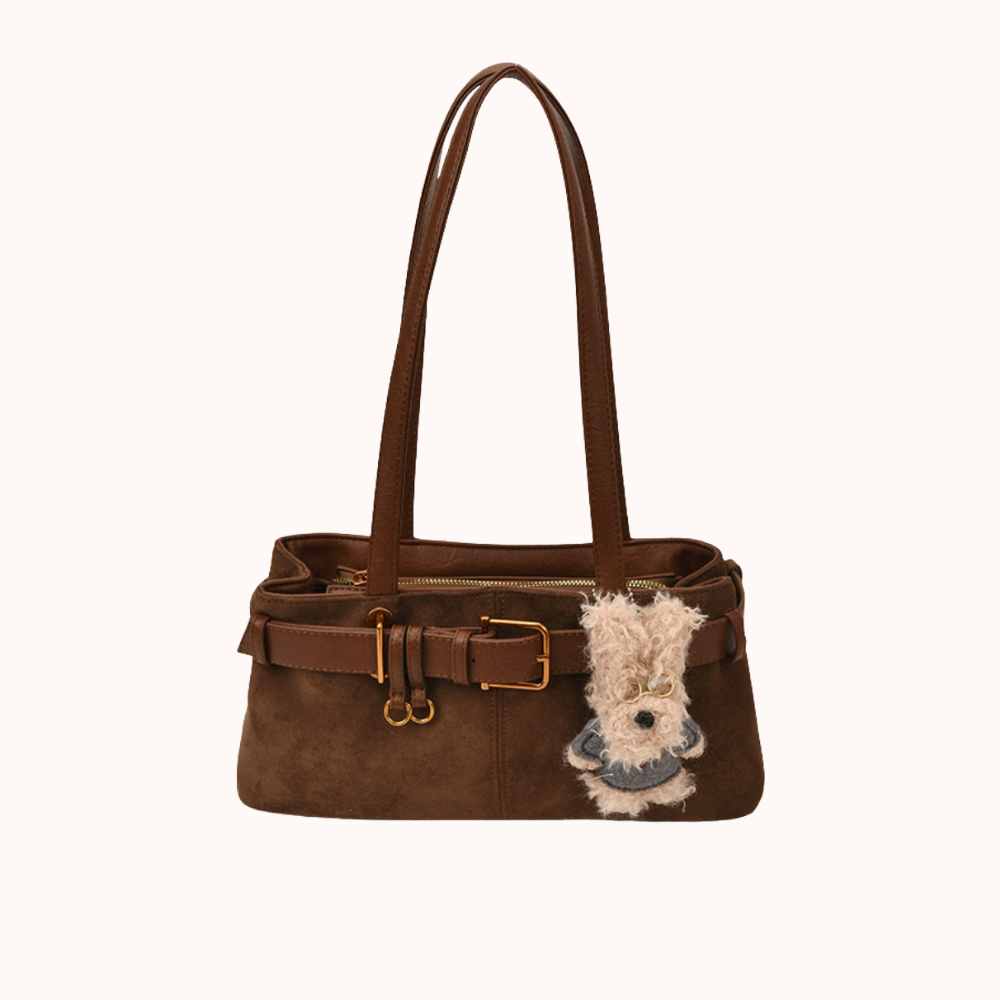 Alina Cat Charm Shoulder Bag — Sernelle — view 5