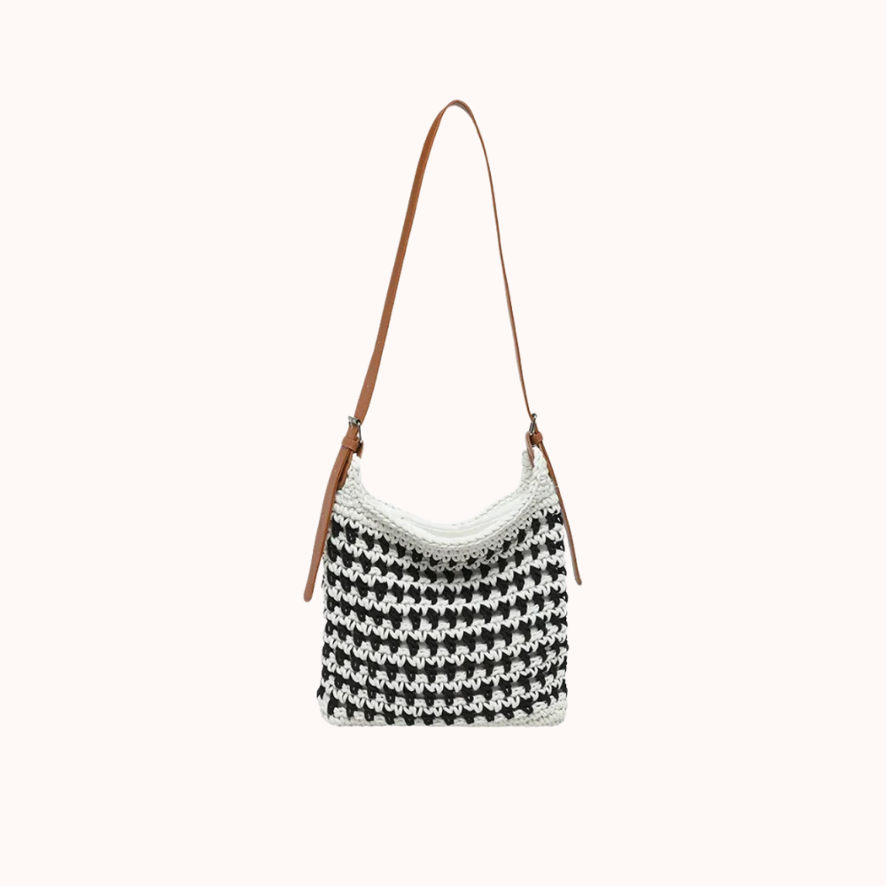 Emeline Woven Shoulder Bag — Sernelle — view 3