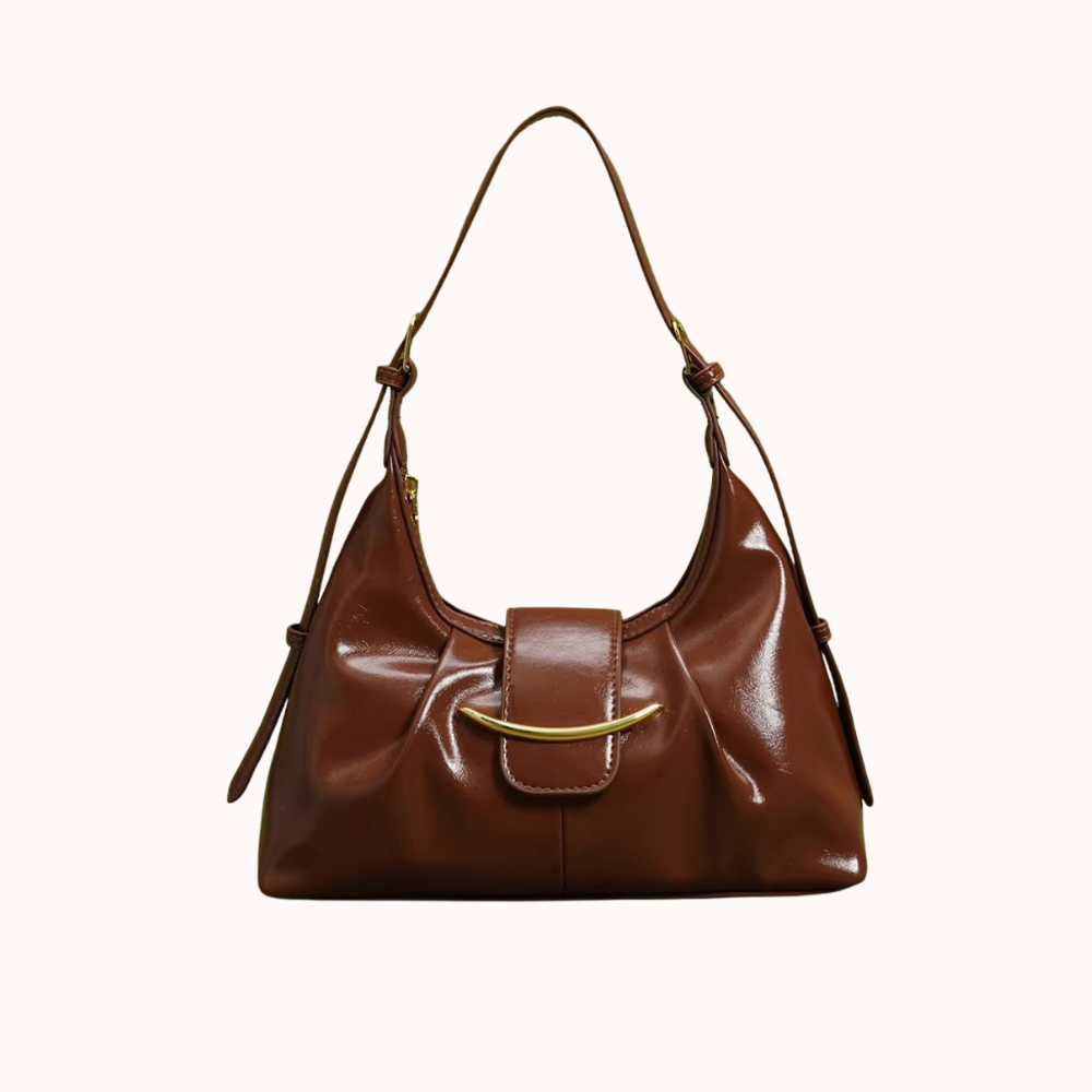 Blythe Glossy Shoulder Bag — Sernelle — view 2
