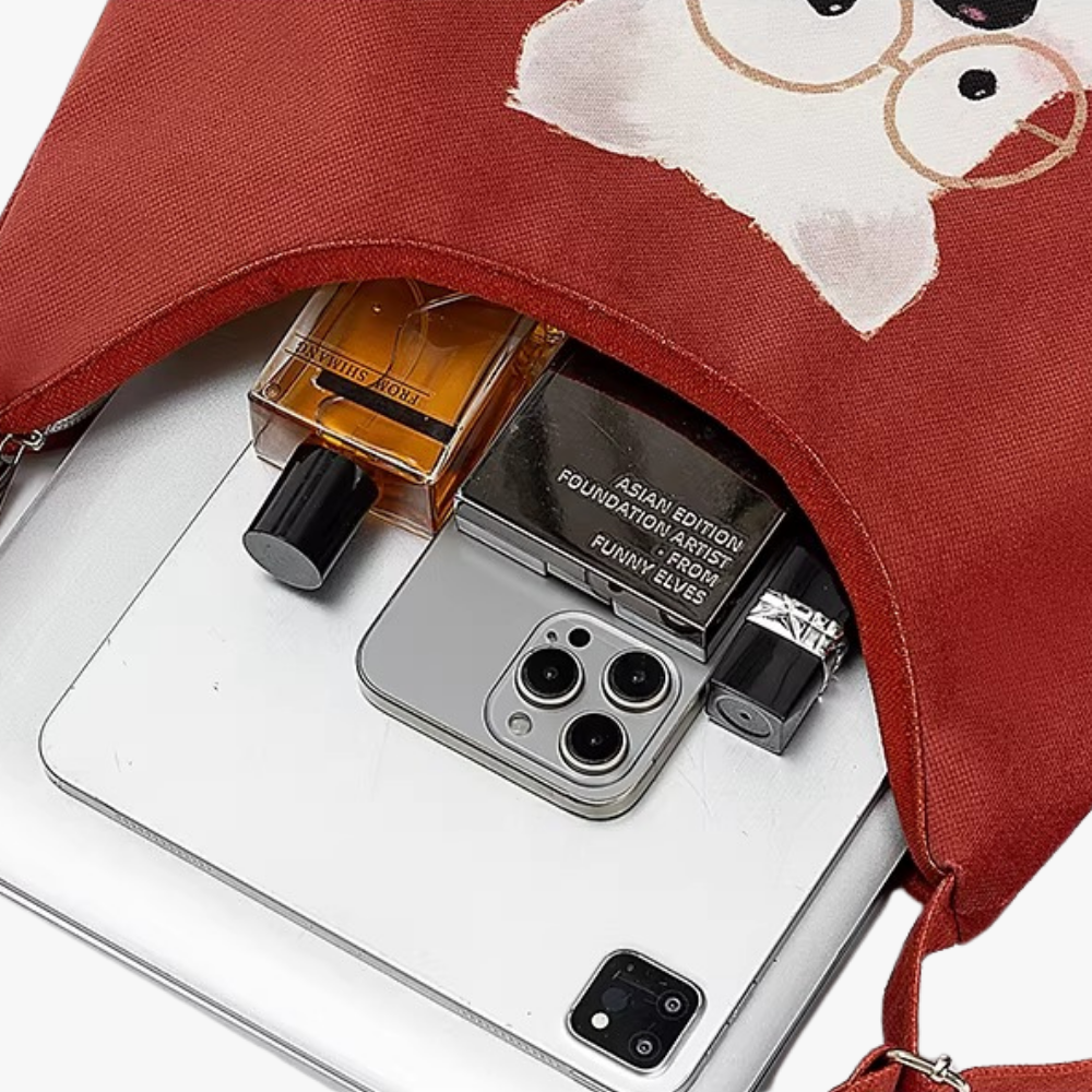 Carmen Illustrated Shoulder Bag — Sernelle — view 4