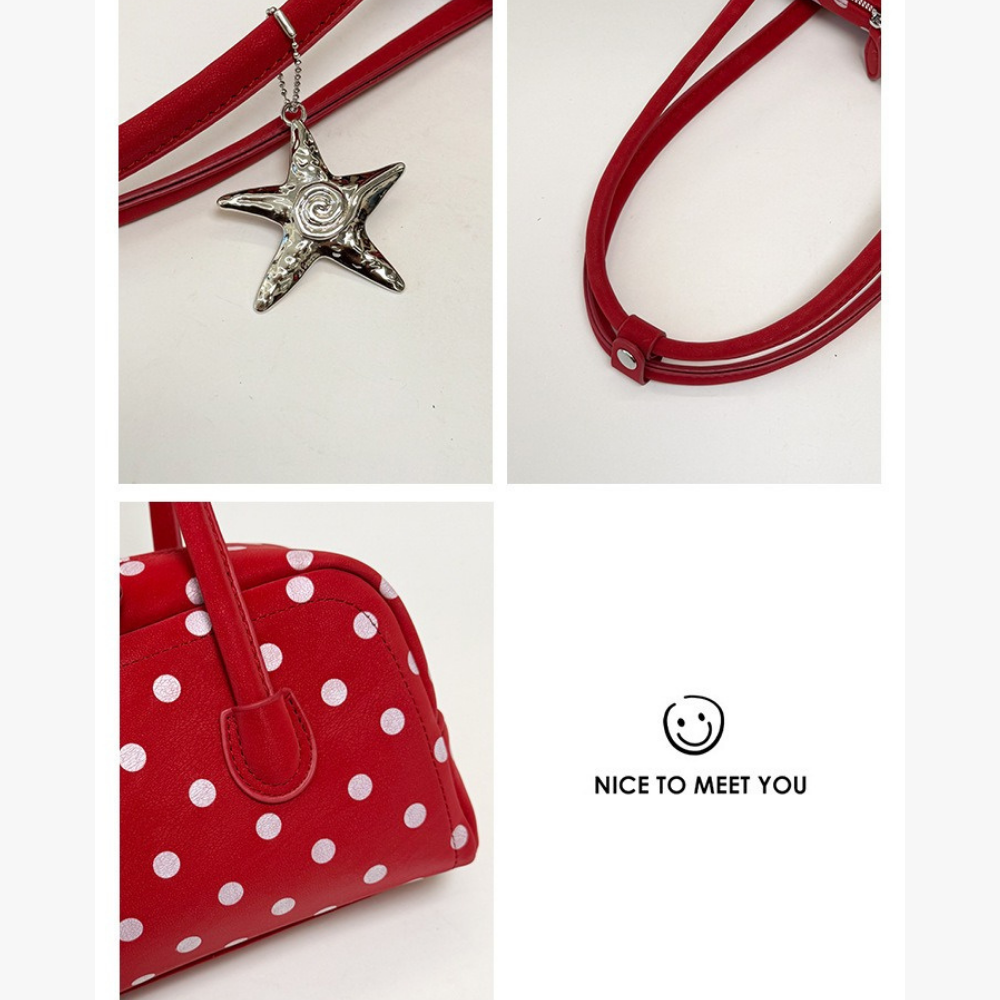 Georgia Polka Dot Barrel Bag — Sernelle — view 32