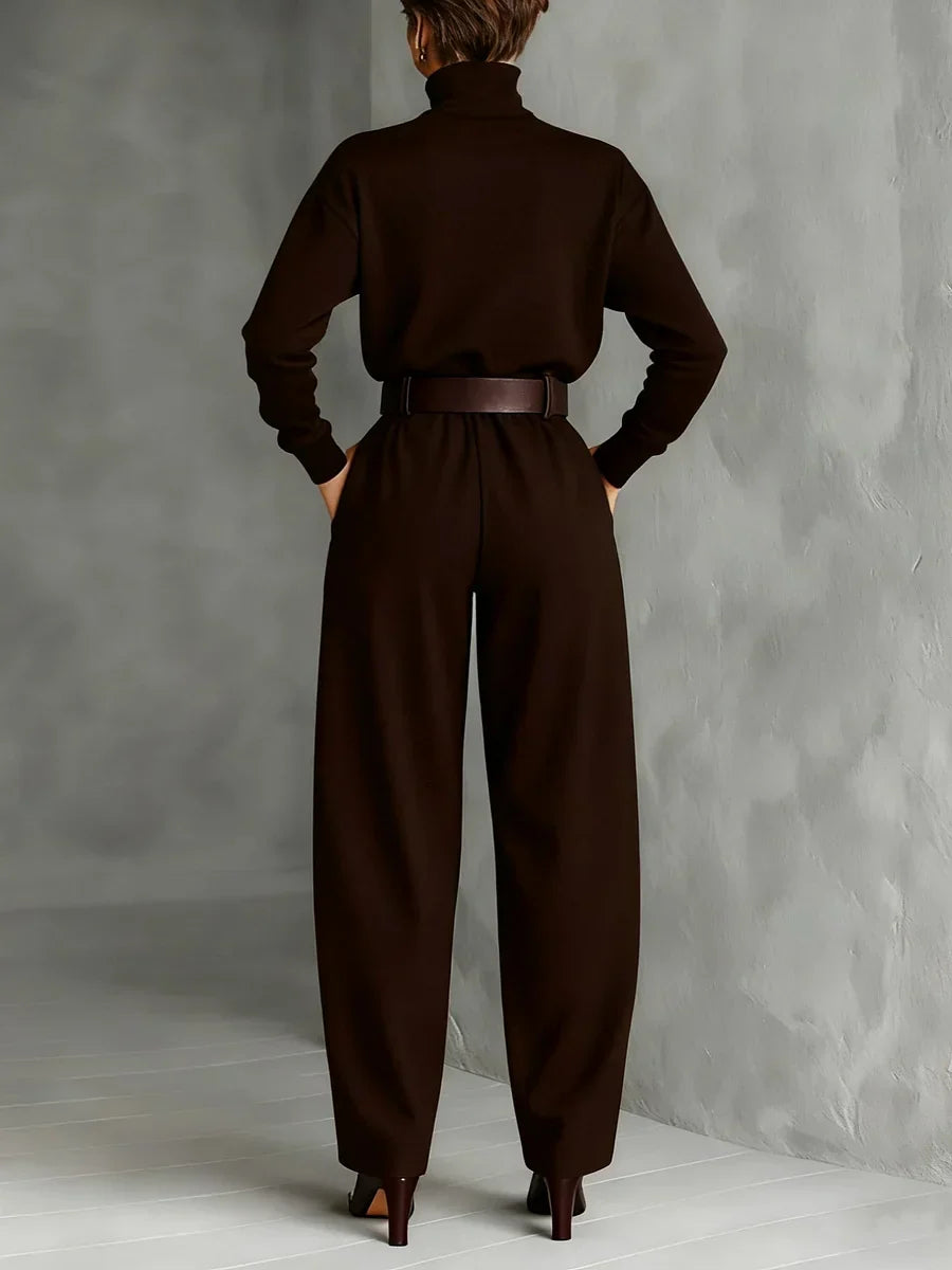 Juliet – Turtleneck & Straight-Leg Pants Set