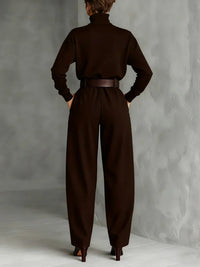 Juliet – Turtleneck & Straight-Leg Pants Set