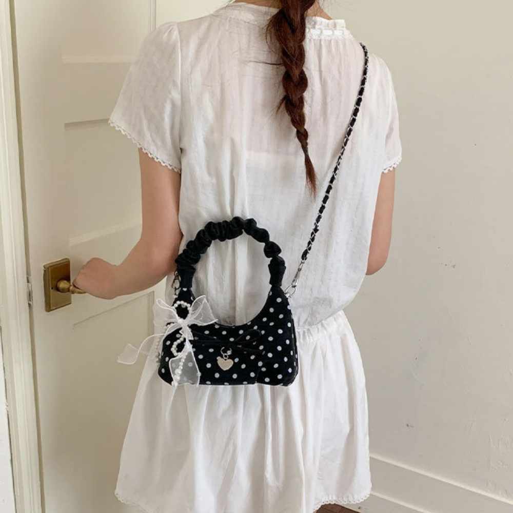 Aurora Polka Dot Mini Bag — Sernelle — view 9