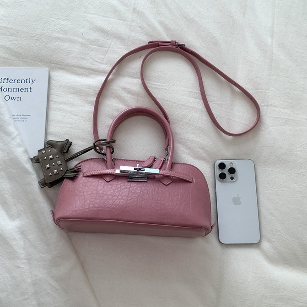 Leonie Lock Detail Mini Handbag — Sernelle — view 23