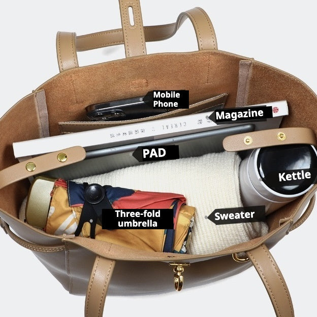 Alix Vintage Lock Tote Bag