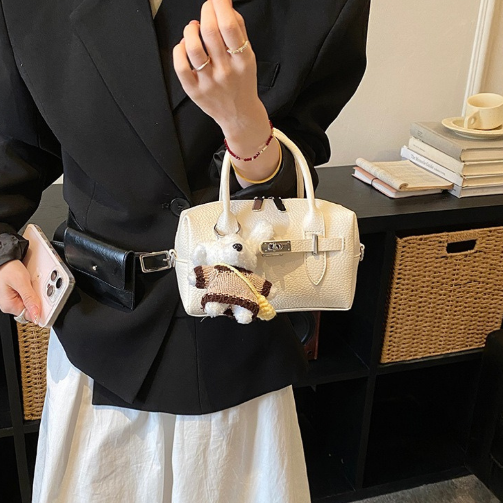 Lowen Buckle Mini Handbag — Sernelle — view 20