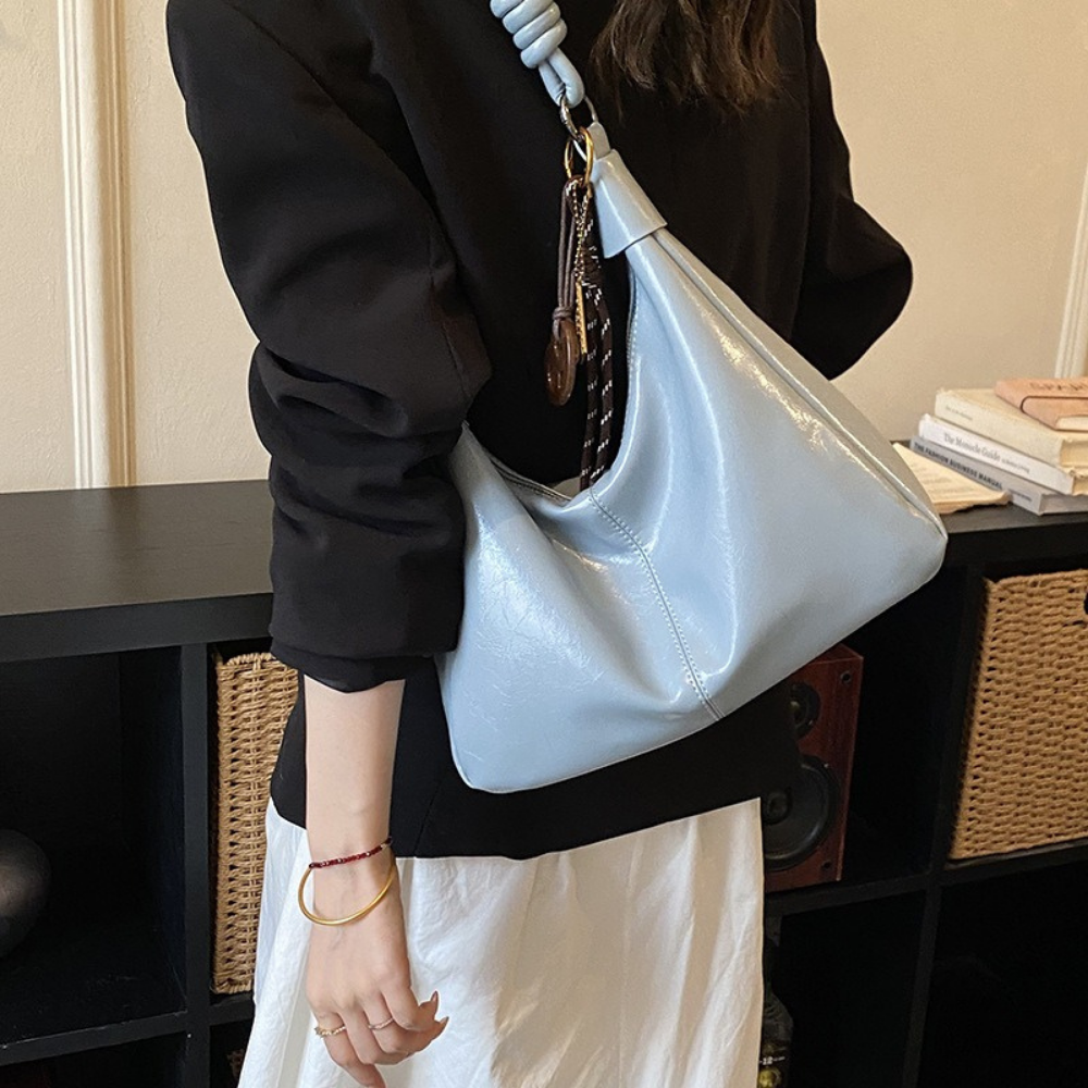 Nerine Glossy Hobo Bag — Sernelle — view 21