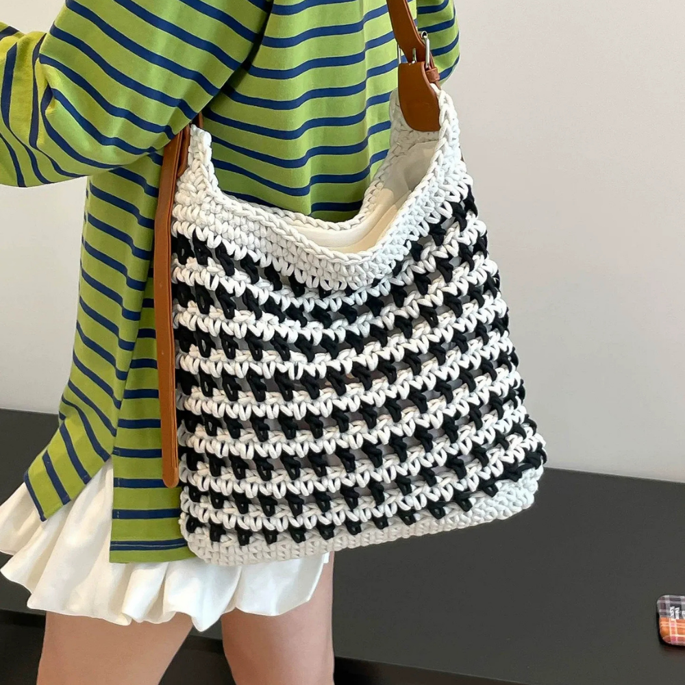 Emeline Woven Shoulder Bag — Sernelle — view 29