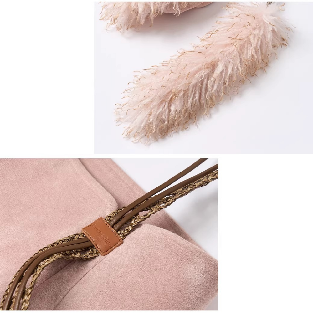 Juno Faux Fur Cat Shoulder Bag — Sernelle — view 33