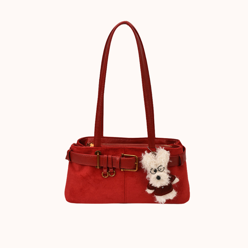 Alina Cat Charm Shoulder Bag — Sernelle — view 3