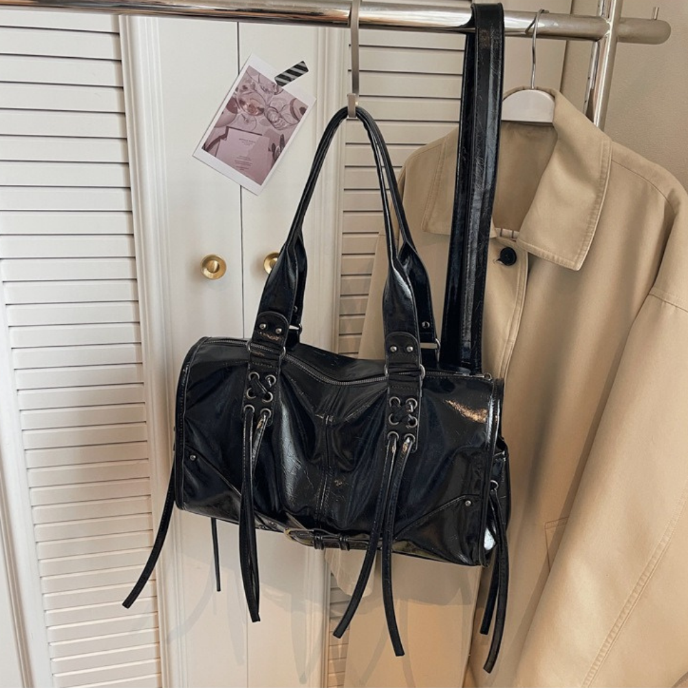 Helena Glossy Handbag — Sernelle — view 18