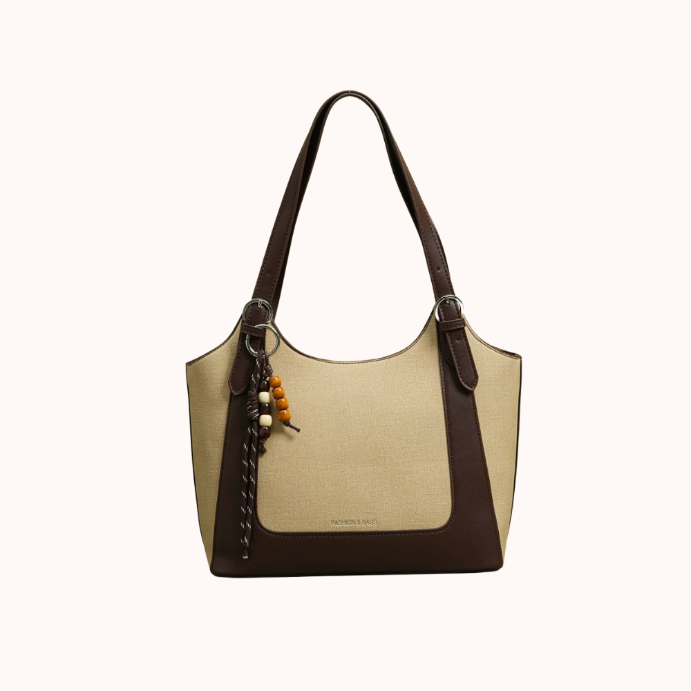 Beatrix Two-Tone Tote Bag — Sernelle — view 2