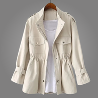 Shelley – Cinched Waist Utility Jacket