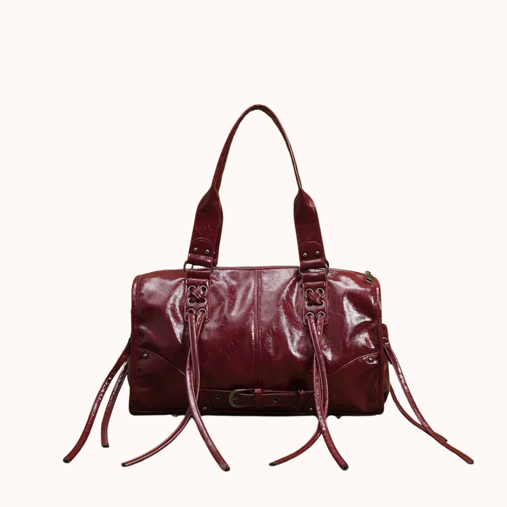 Helena Glossy Handbag — Sernelle