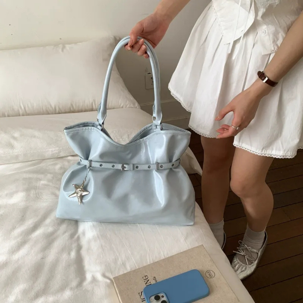 India Oversized Shoulder Bag — Sernelle — view 8