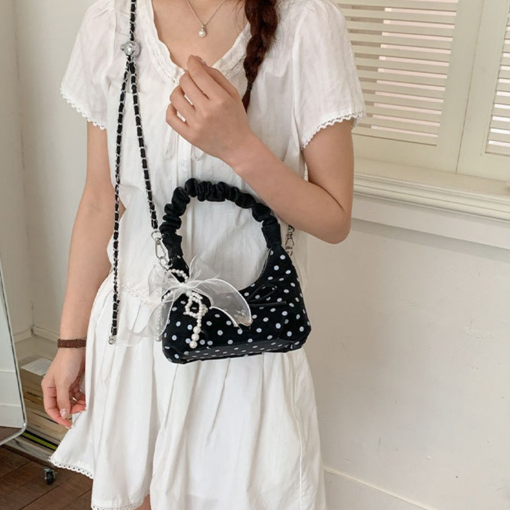 Aurora Polka Dot Mini Bag — Sernelle — view 8