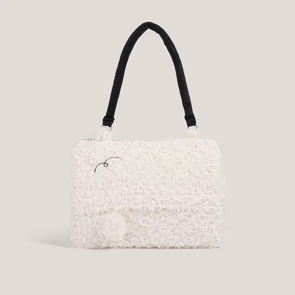 Brooke Plush Sheep Shoulder Bag — Sernelle — view 3