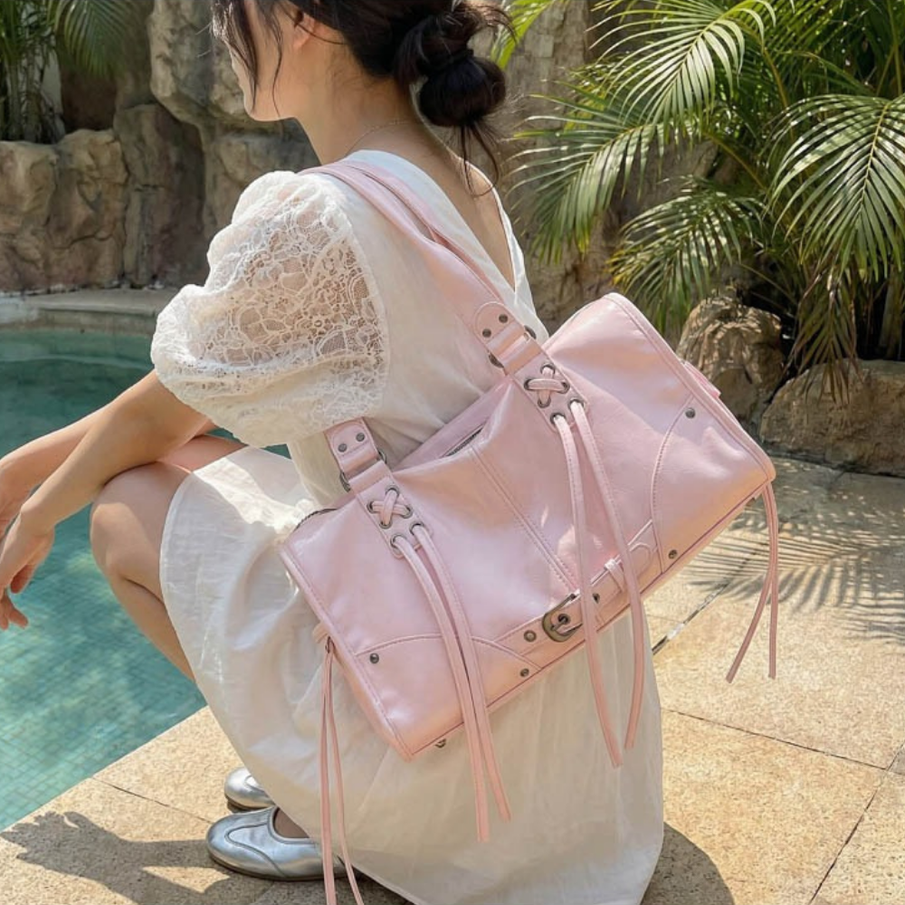 Helena Glossy Handbag — Sernelle — view 13