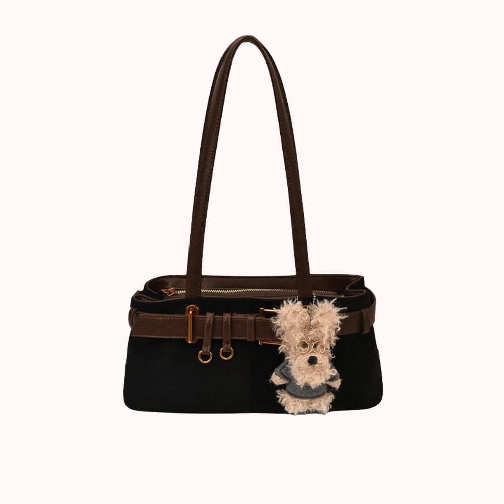 Alina Cat Charm Shoulder Bag — Sernelle — view 4