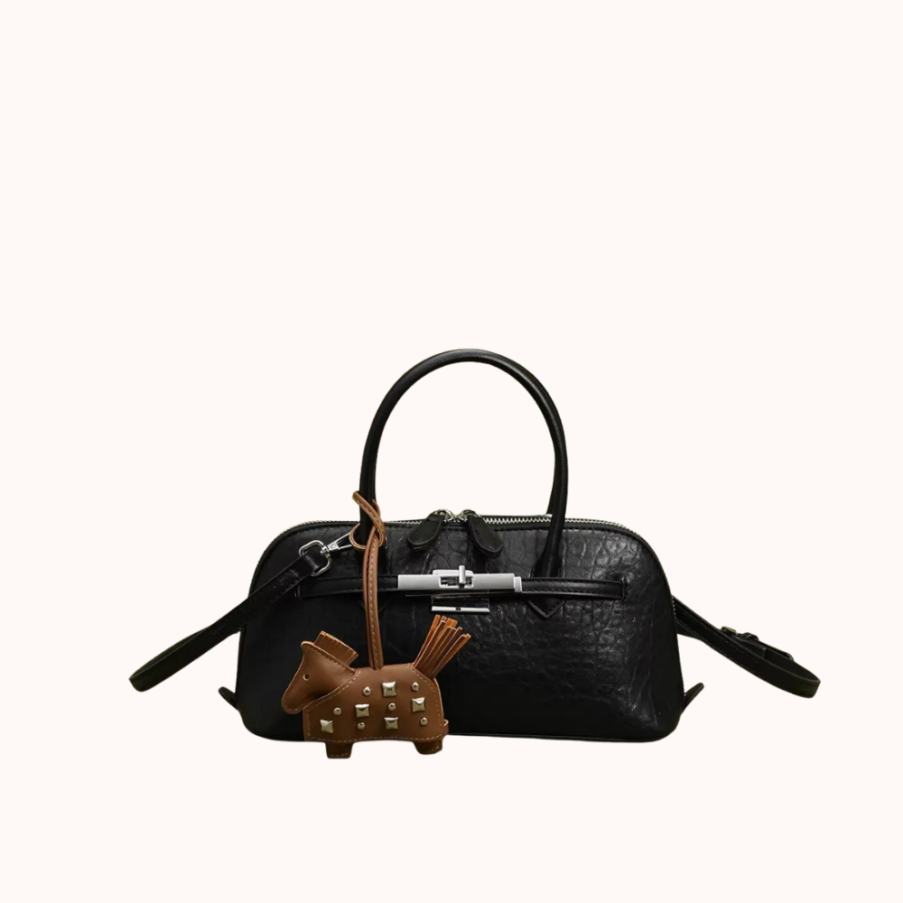 Leonie Lock Detail Mini Handbag — Sernelle — view 3