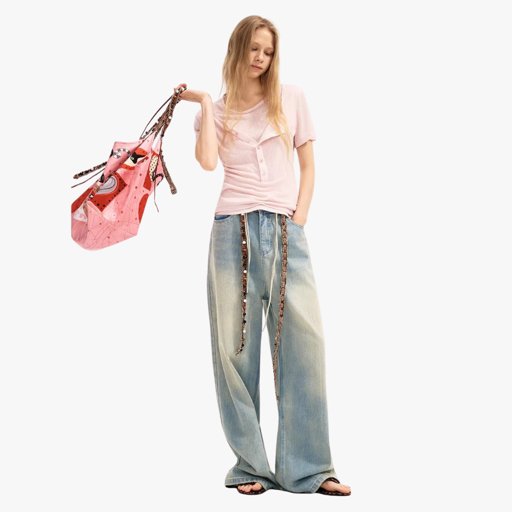 Colette Cat Print Shoulder Bag — Sernelle — view 9