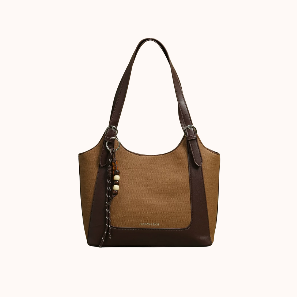 Beatrix Two-Tone Tote Bag — Sernelle — view 3