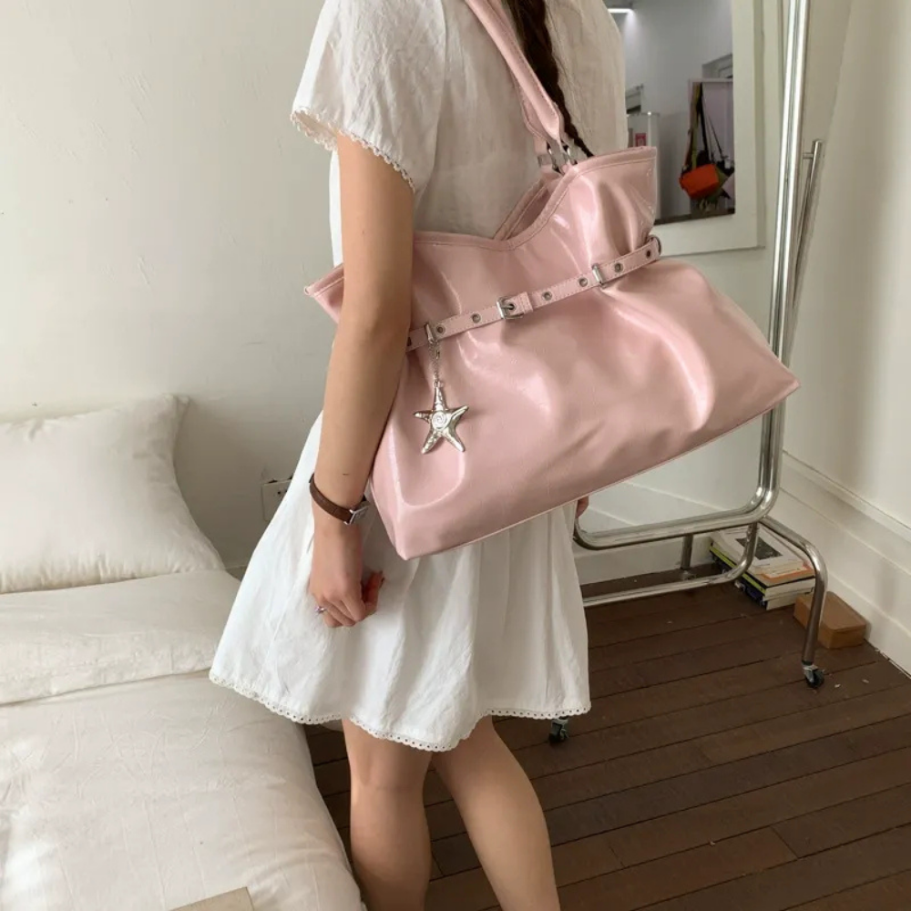 India Oversized Shoulder Bag — Sernelle — view 15