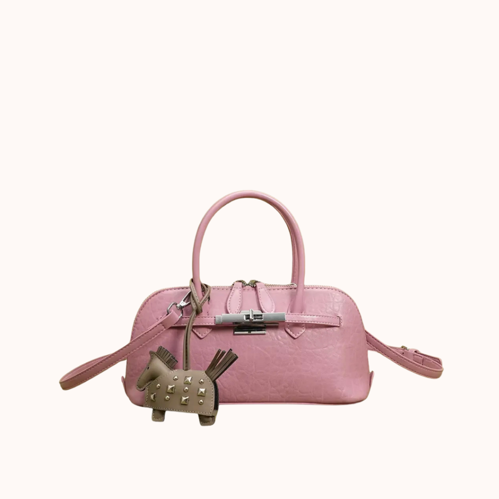 Leonie Lock Detail Mini Handbag — Sernelle — view 4
