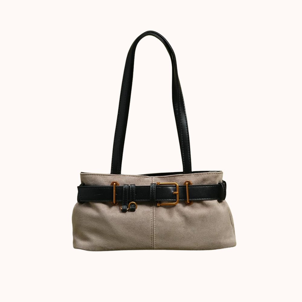 Ivy Suede-Look Shoulder Bag — Sernelle — view 3