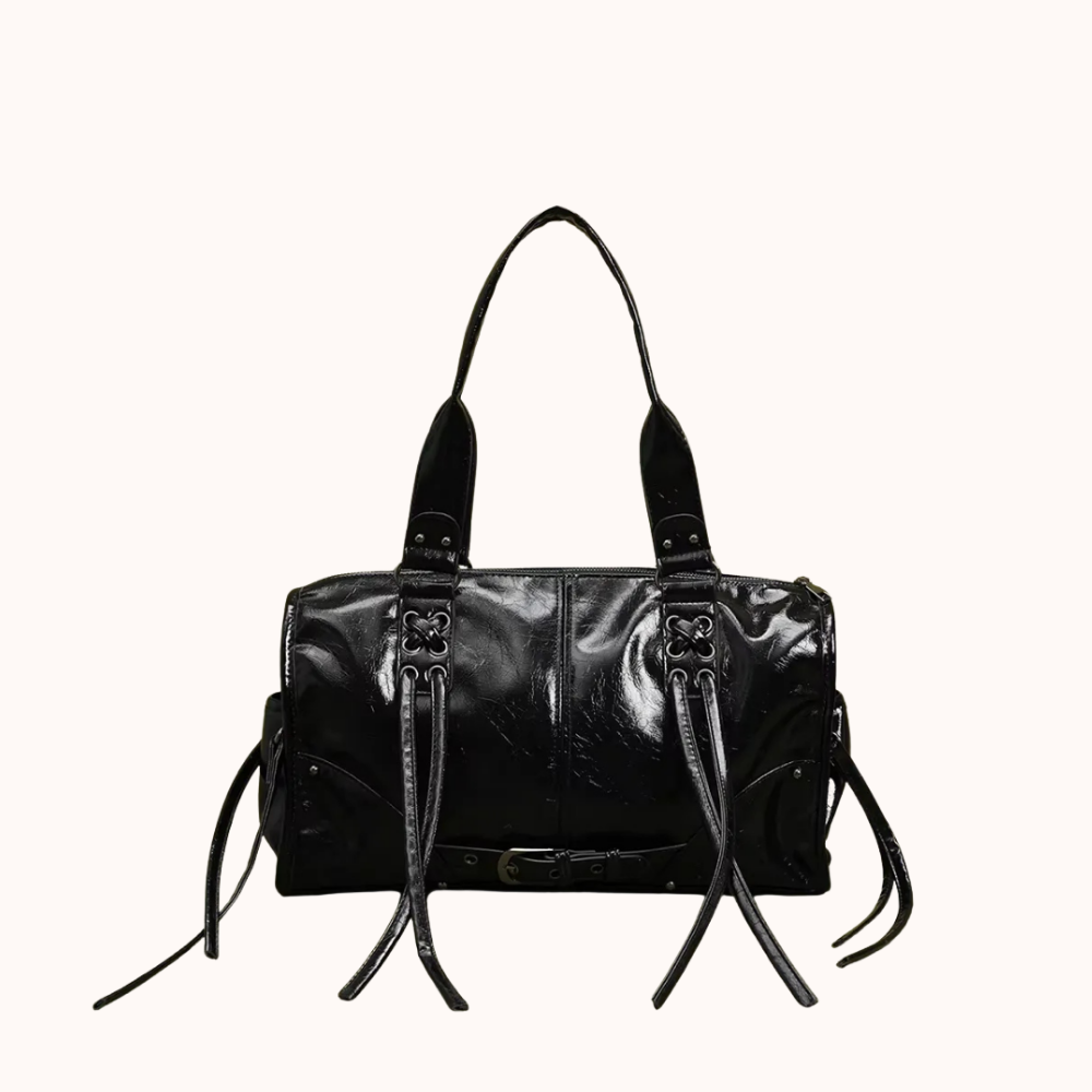 Helena Glossy Handbag — Sernelle — view 4