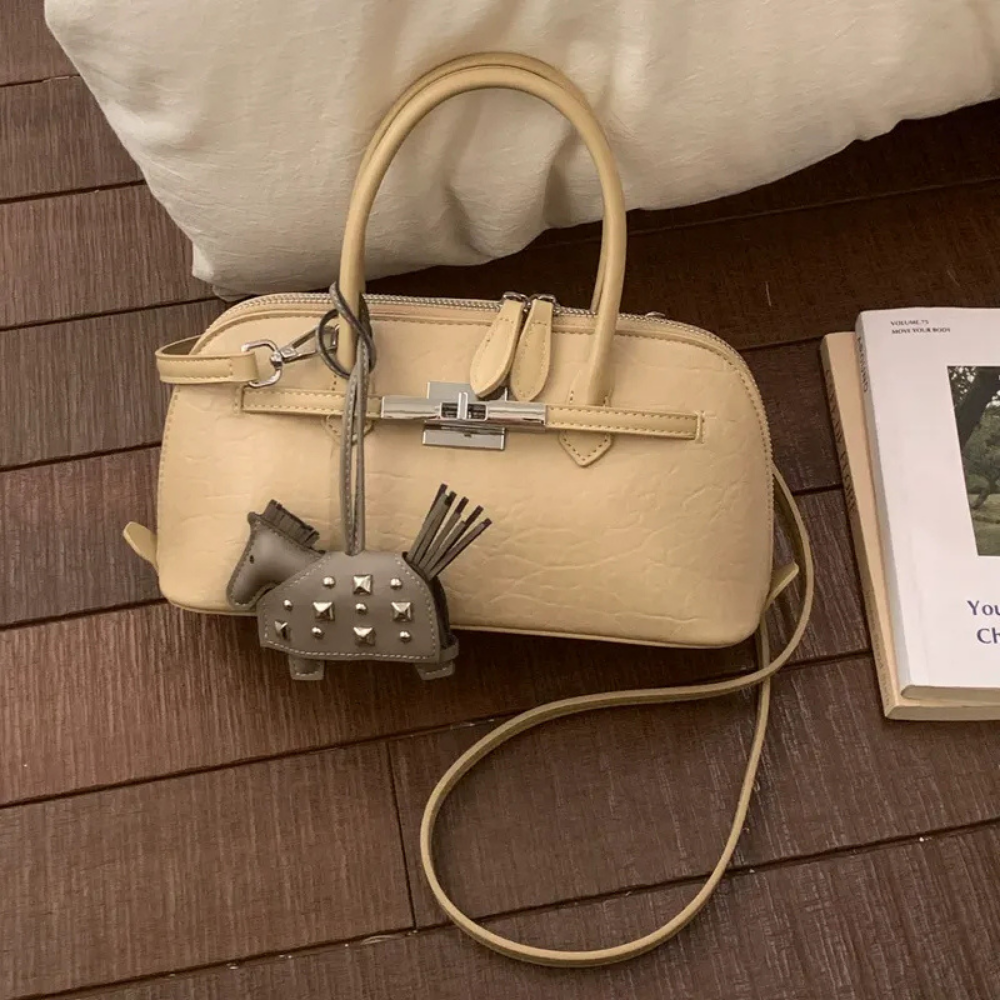 Leonie Lock Detail Mini Handbag — Sernelle — view 2
