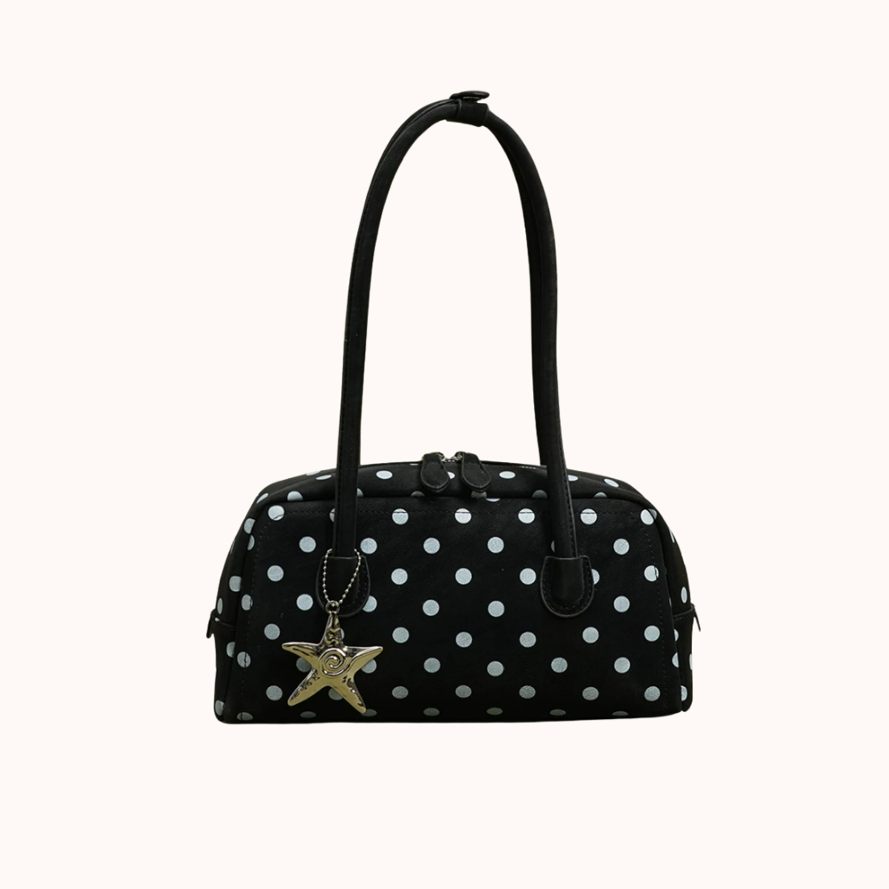 Georgia Polka Dot Barrel Bag — Sernelle — view 4