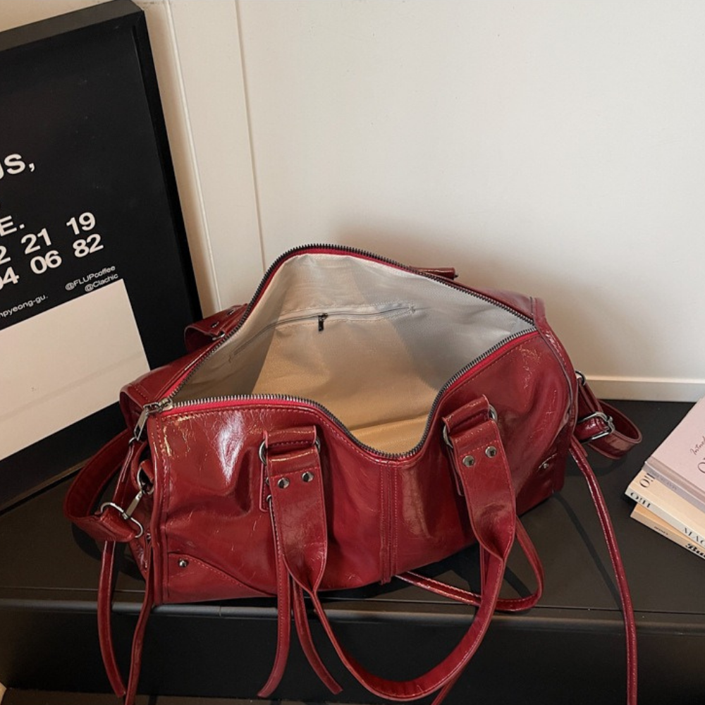 Helena Glossy Handbag — Sernelle — view 6