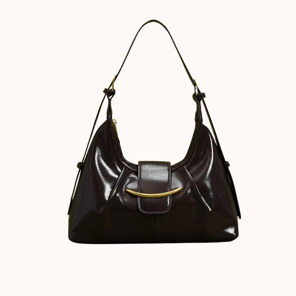 Blythe Glossy Shoulder Bag — Sernelle — view 4